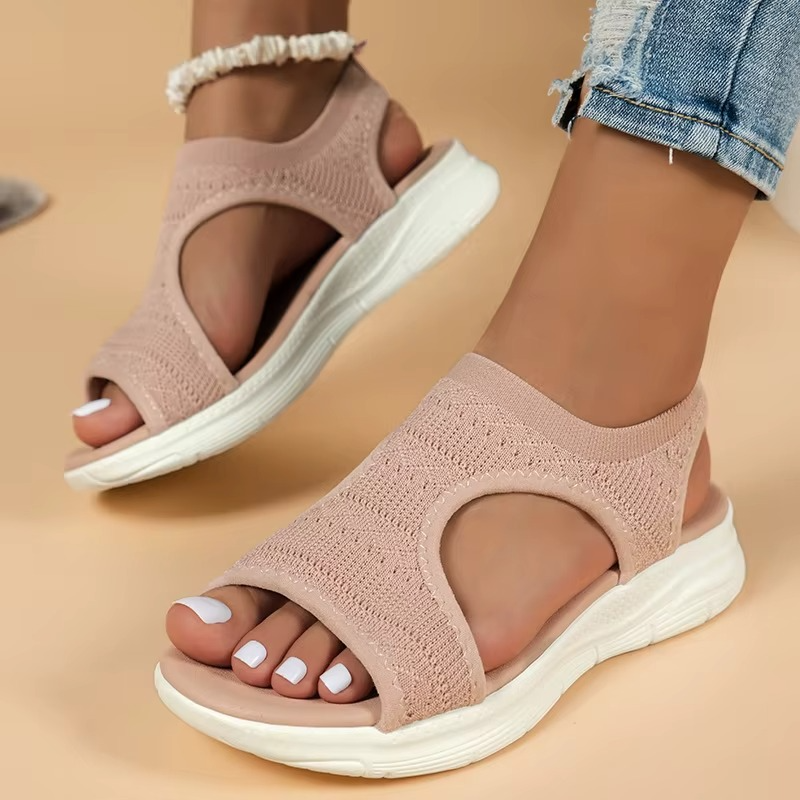 Lumin – Women's Comfort Sandals - Navy Blue - 40
