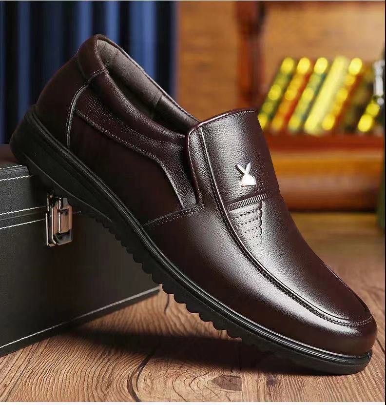 OldClassic – Men's Comfort Shoes - Brown - 36