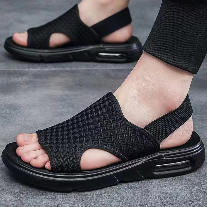 OrthoMen – Women's Comfort Sandals - Black - 40