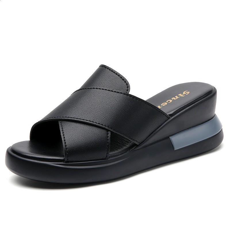 Maria – Women's Comfort Sandals - Black - 35
