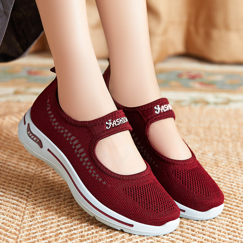 Flex Sole – Comfort Trainers - Red - 35