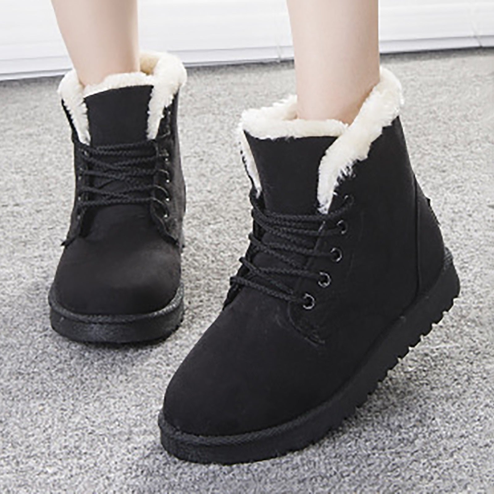 LondonLuxe – Women's Comfort Boots - Grey - 41
