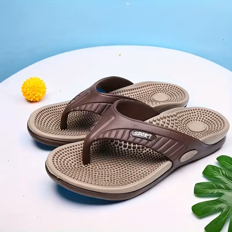 Strong Grip – Women's Comfort Flip-Flops - Brown - 38