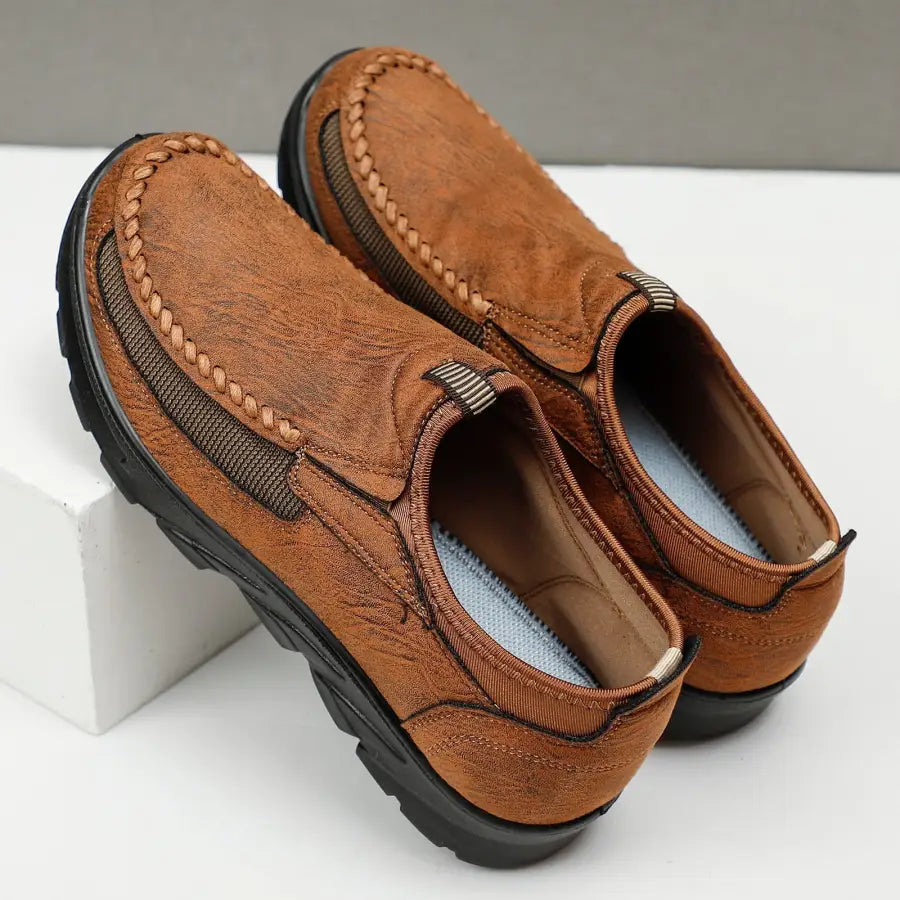 Winston Classic – Men's Comfort Trainers - Brown - 43