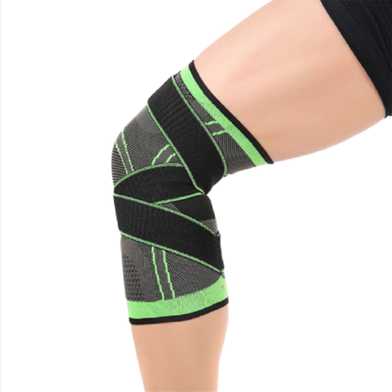 Comfort – Adjustable Knee Support - Green - M