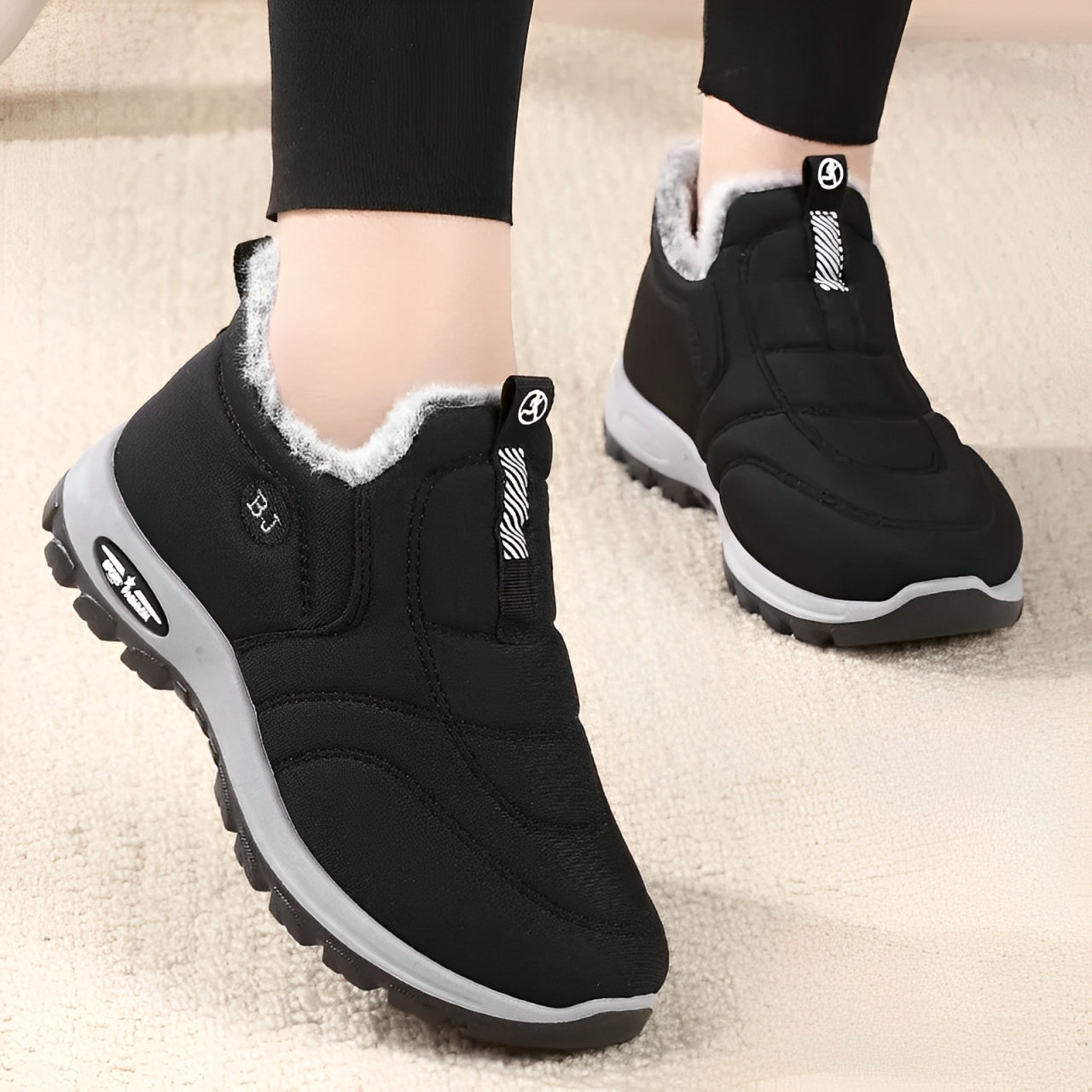 Nevinna – Women's Comfort Boots - Black - 39