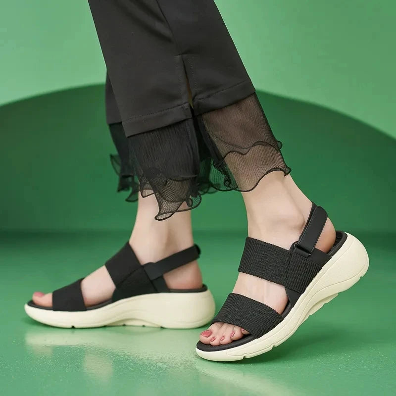 Softness – Women's Comfort Sandals - Black - 39