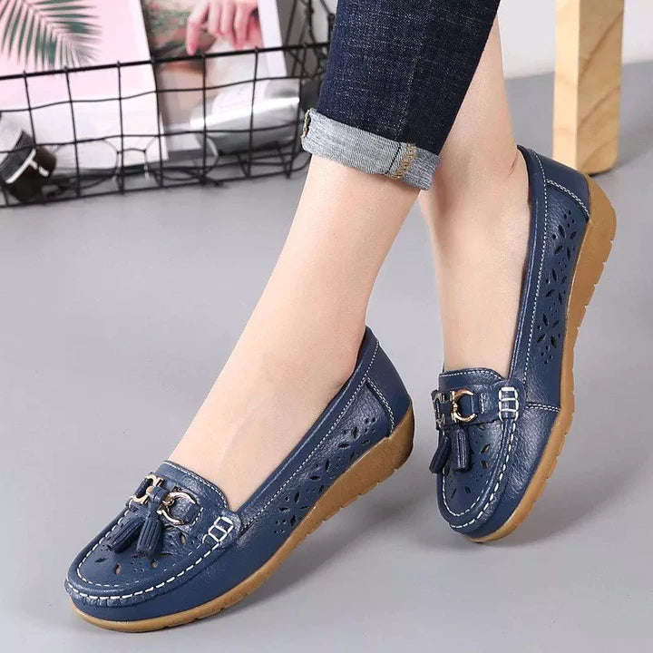 Lady – Women's Comfort Loafers - White - 39
