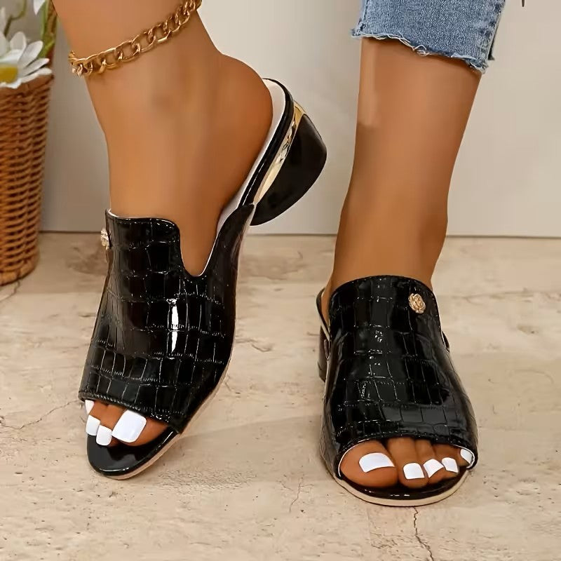 Lola – Women's Comfort Sandals - Black - 38