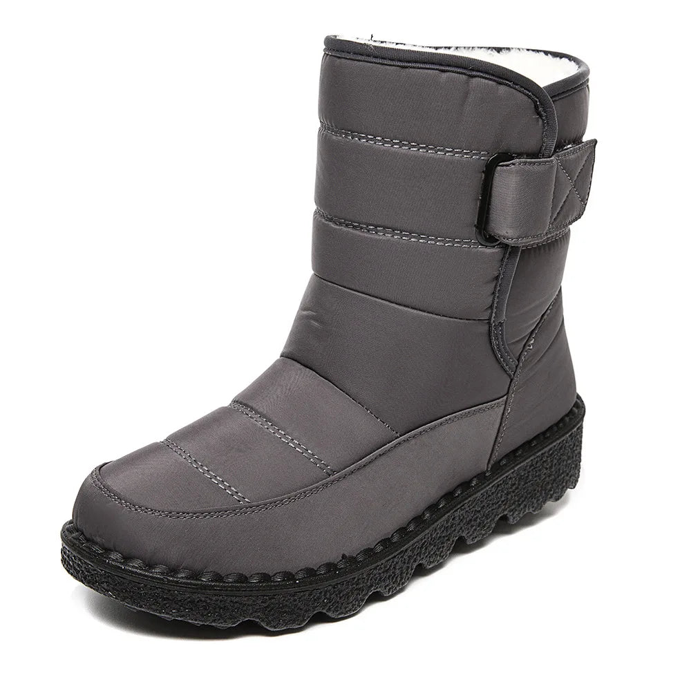Winter – Women's Comfort Winter Boots - Grey - 36