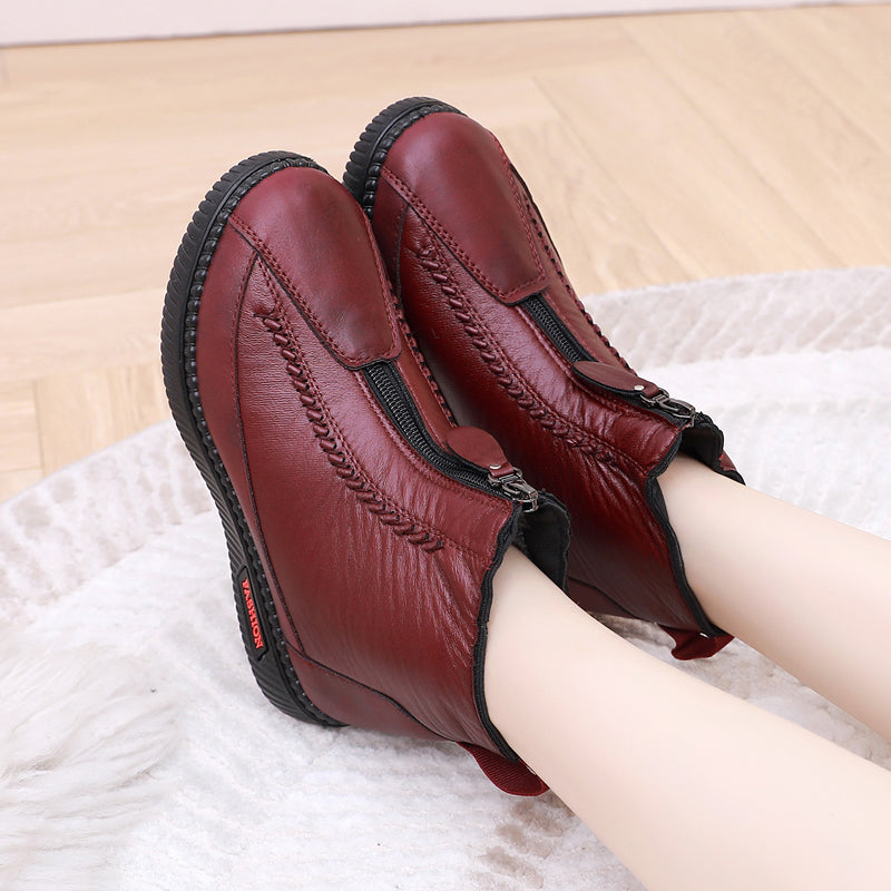 Florence – Women's Comfort Boots - Red - 37