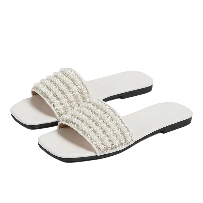 Pearl – Women's Comfort Sandals - White - 36