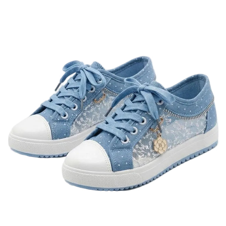 Floratta – Comfort Trainers - Blue - 35
