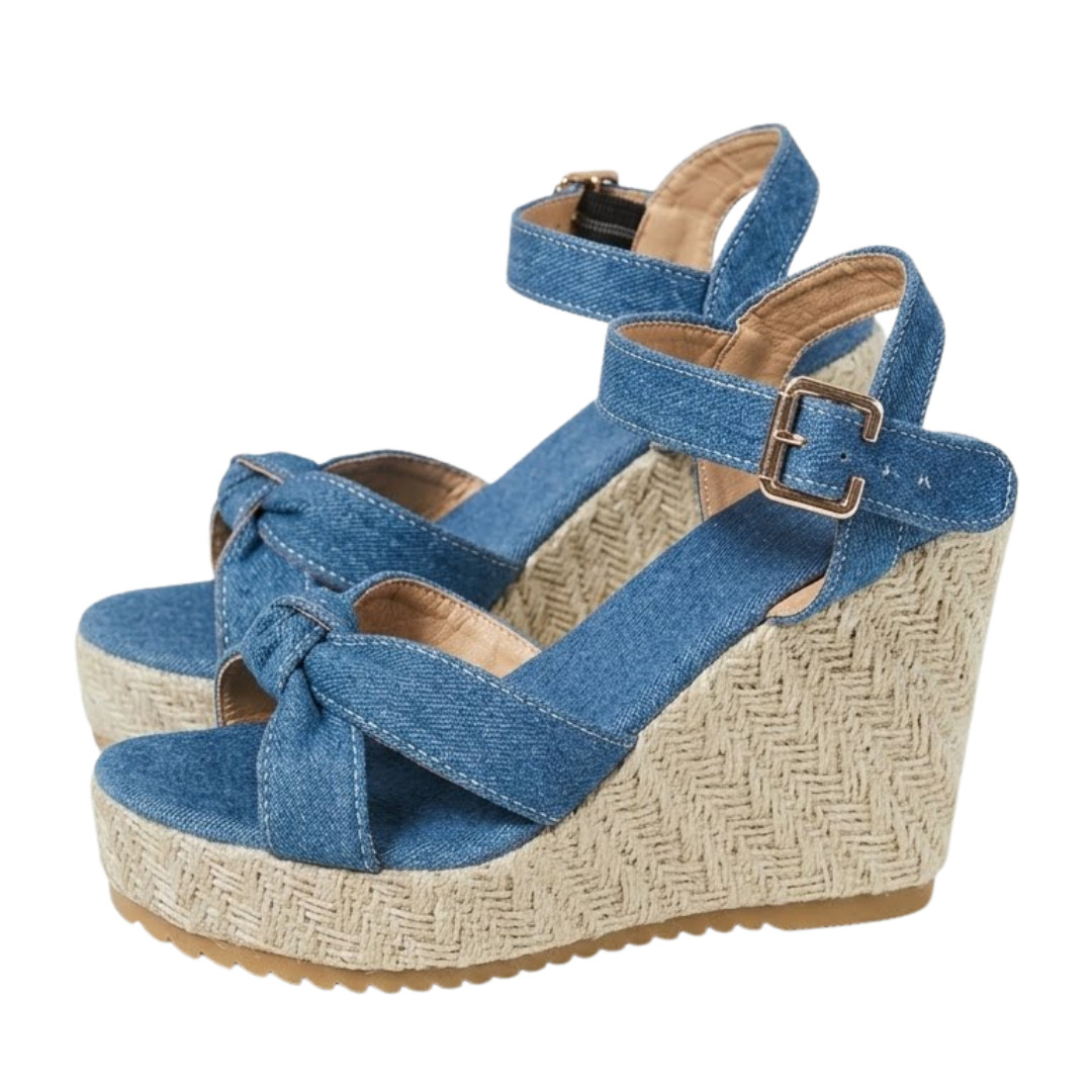 Charlotte – Women's Comfort Sandals - Blue - 36