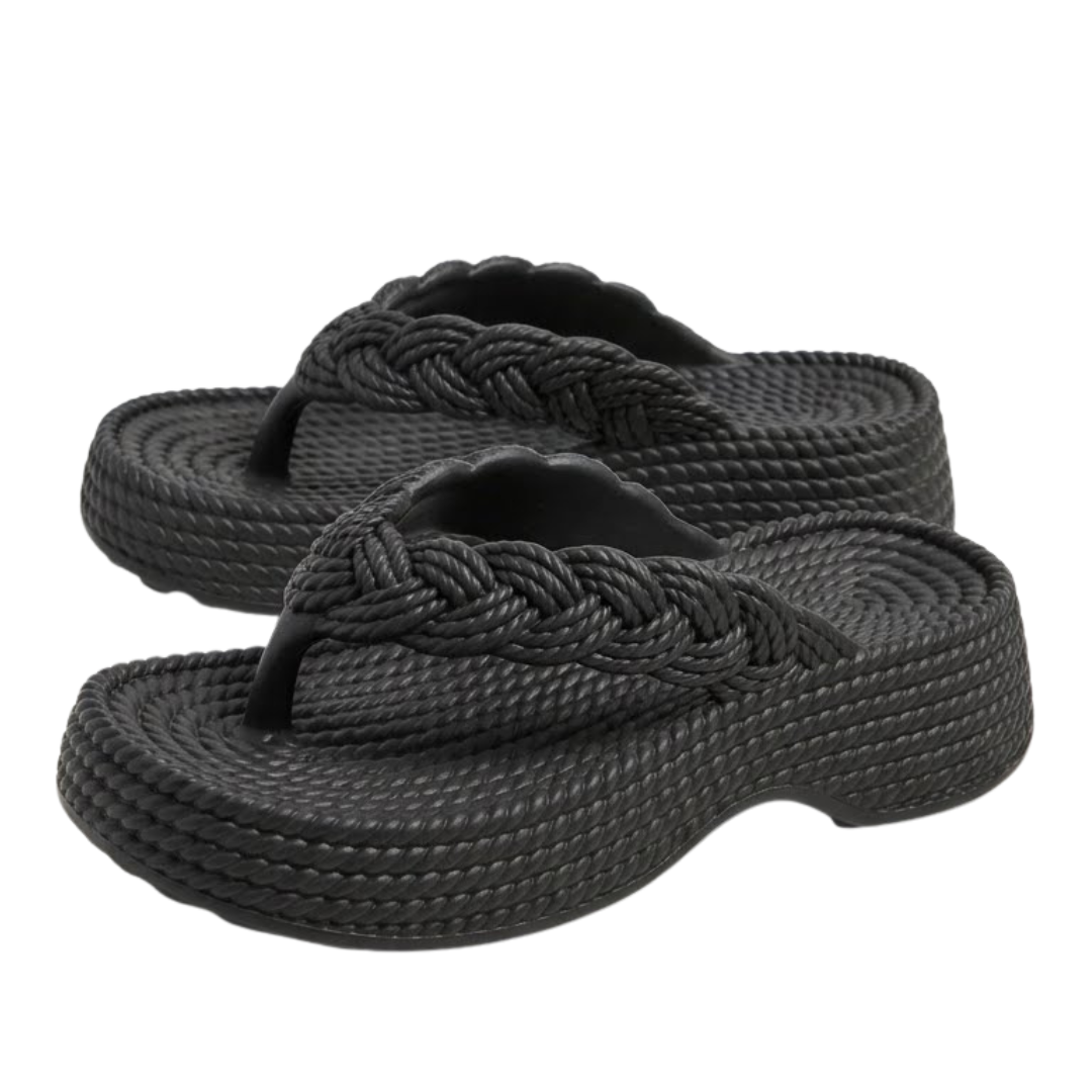 Cordelia – Women's Comfort Sandals - Black - 34