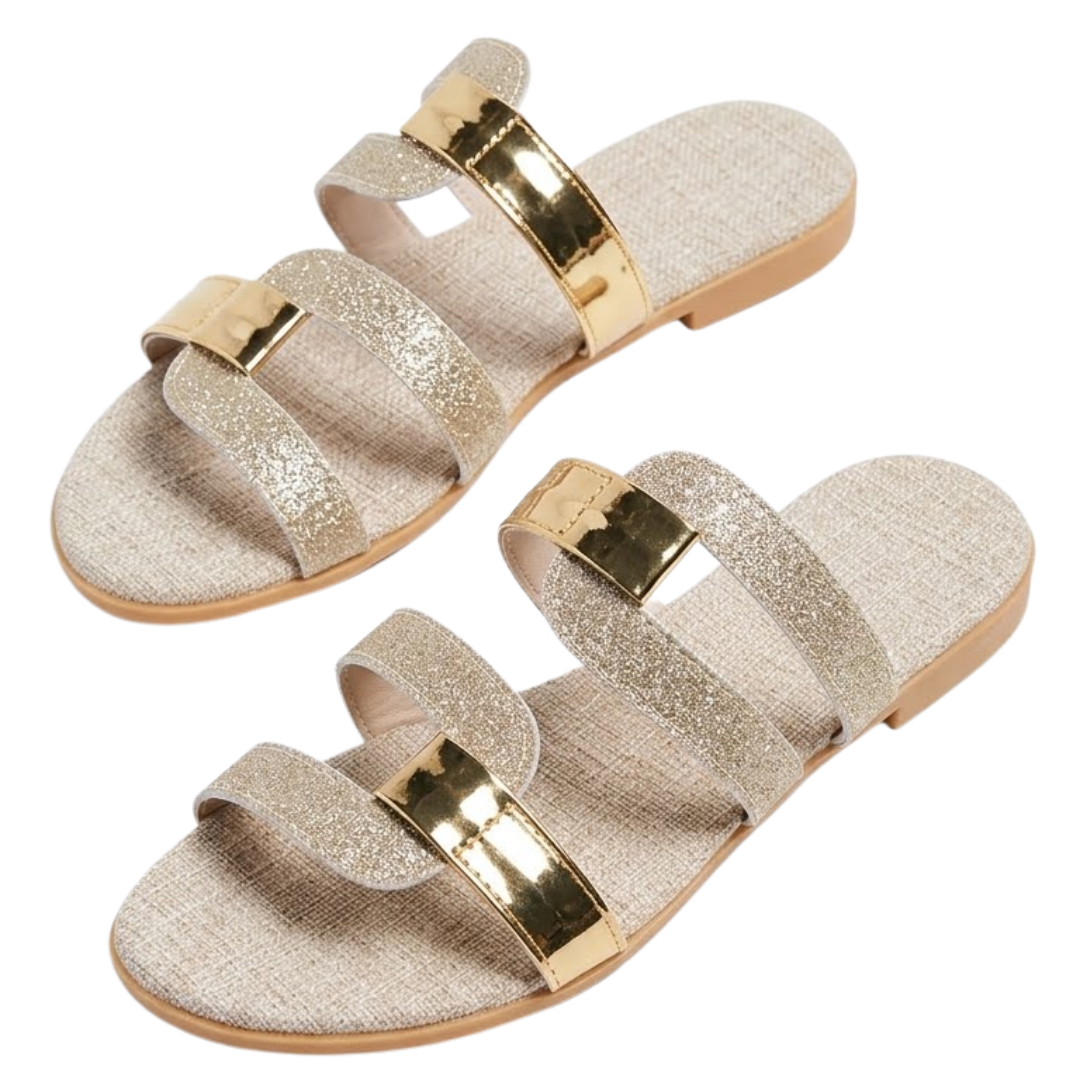 Cristine – Women's Comfort Sandals - Silver - 35
