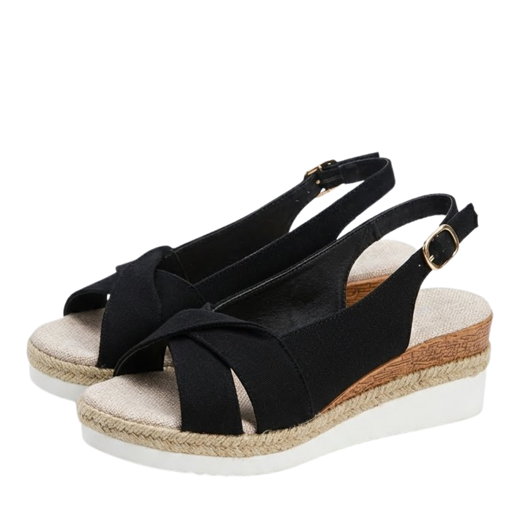Glamour – Women's Comfort Sandals - Black - 36