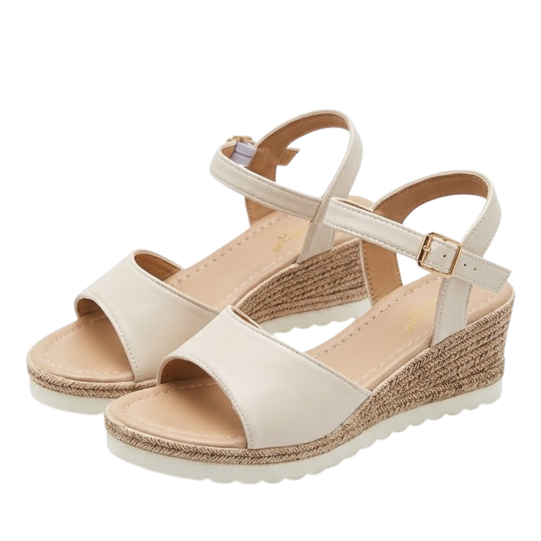 Jullie – Women's Comfort Sandals - Beige - 36