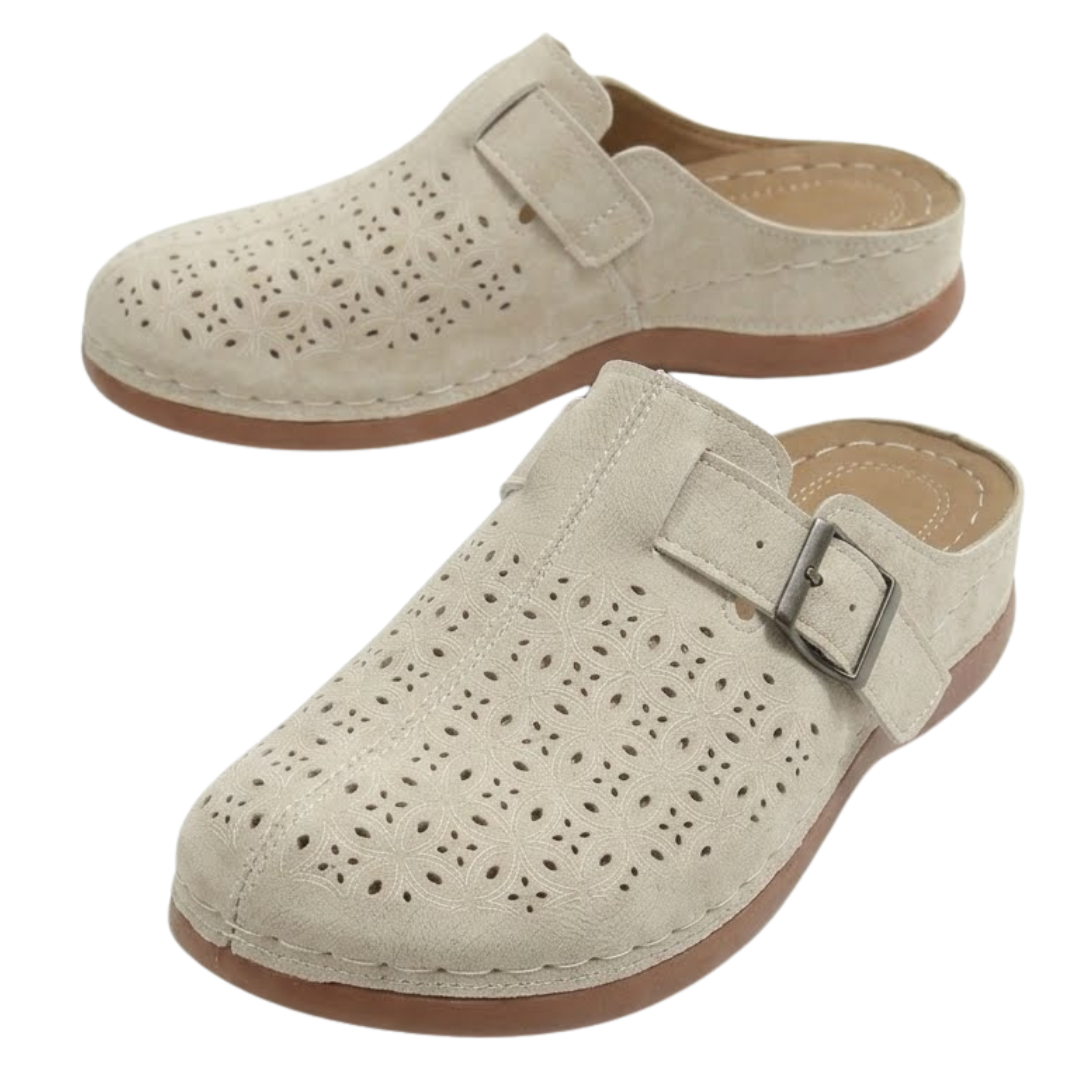 Antonette – Women's Comfort Sandals - Beige - 36