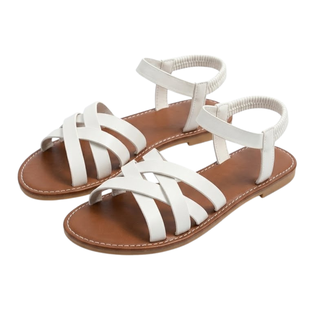 Malena – Women's Comfort Sandals - White - 36