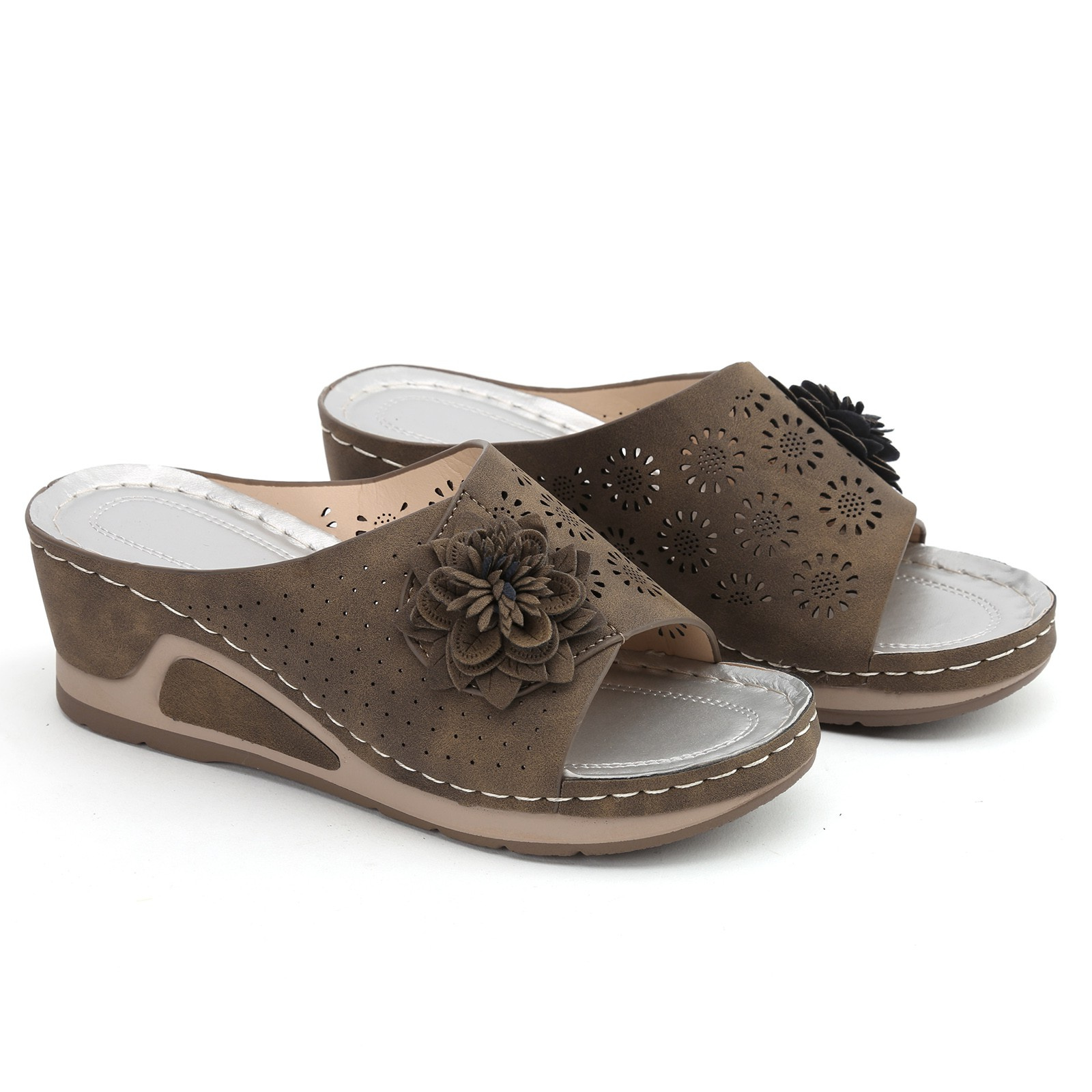 Saint Barbara – Women's Comfort Sandals - Black - 37