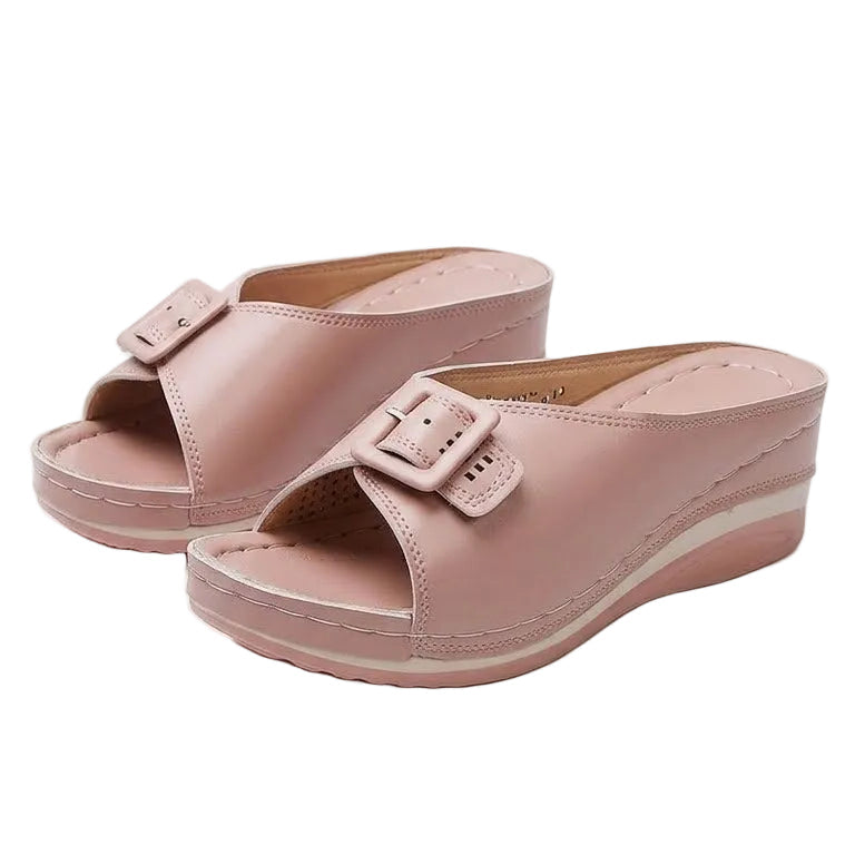 Venice Luxe – Women's Comfort Sandals - Pink - 35