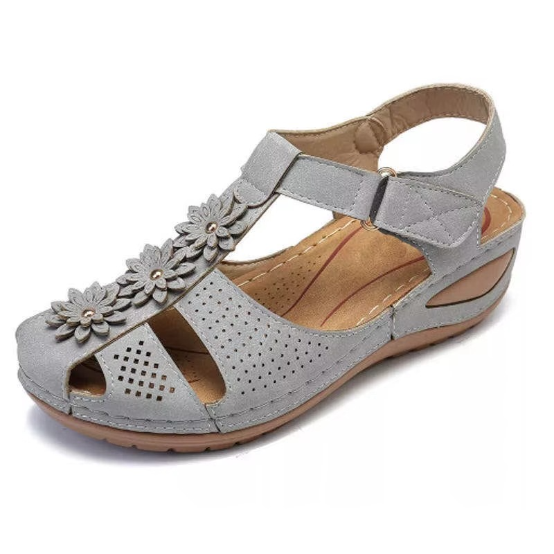 Florine – Women's Comfort Sandals - Light Brown - 43