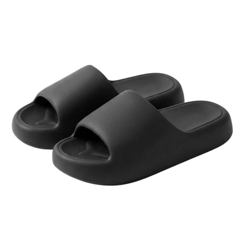 HugFeet – Women's Comfort Slides - Black - 31