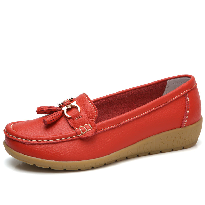 Comfort Loafers – Women's Comfort Loafers - Beige - 36