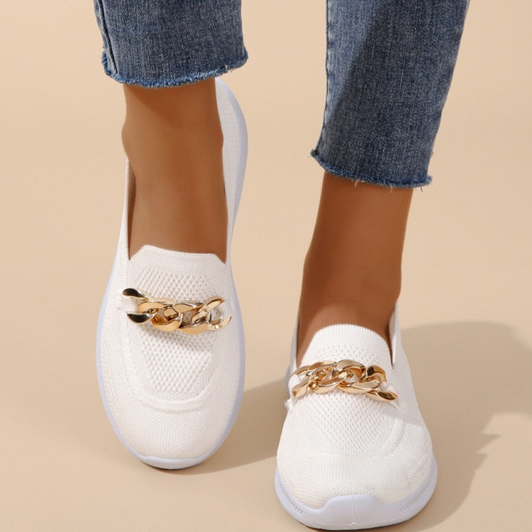 Turin – Women's Comfort Loafers - Beige - 41