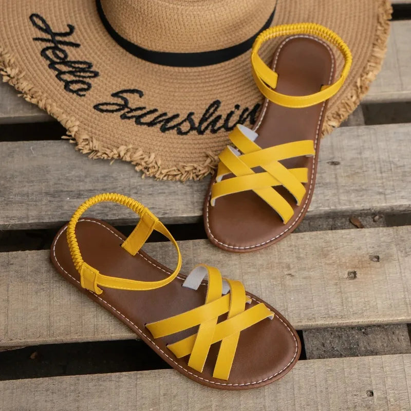 Malena – Women's Comfort Sandals - Black - 38
