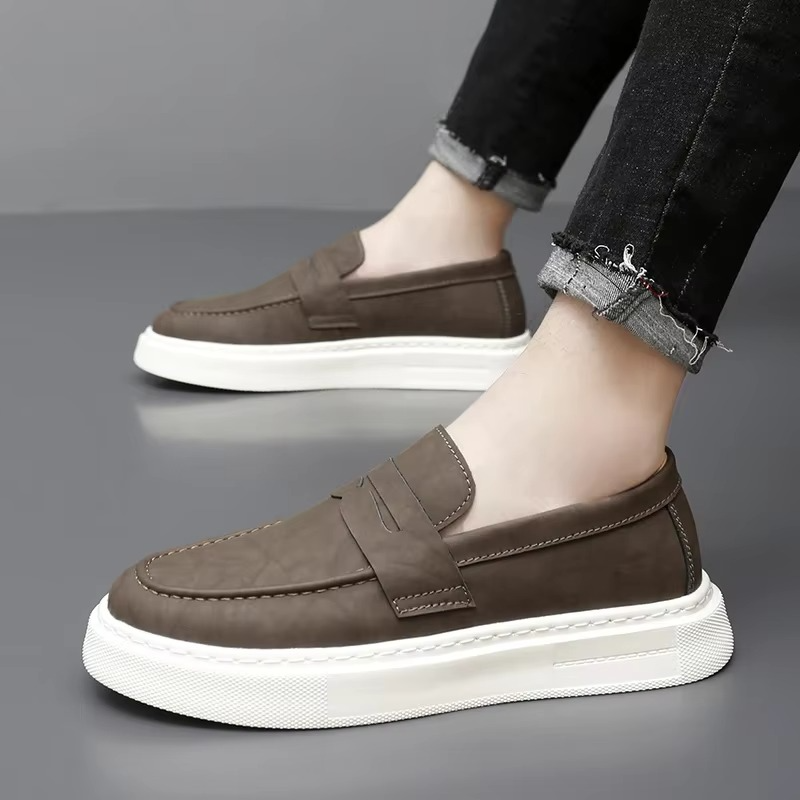 Vita – Comfort Loafers - Olive Brown - 40
