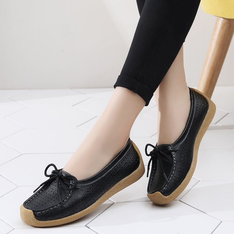SuportFlex – Women's Comfort Loafers - Black - 38