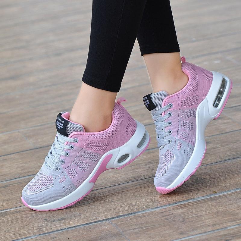 SportAir – Comfort Sports Trainers - Grey/Pink - 37