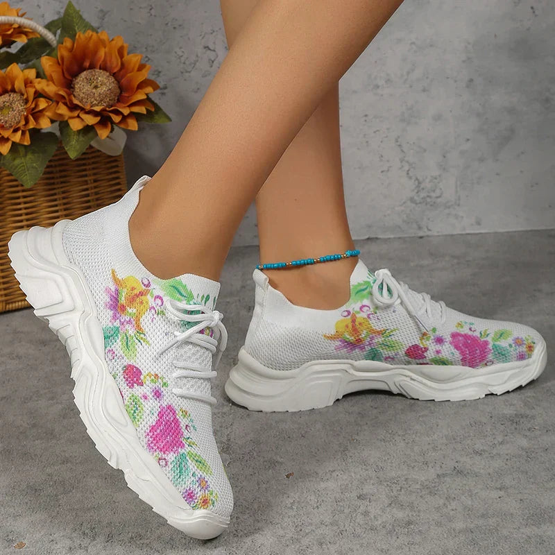 FloralMov – Comfort Trainers - Multicolour - 39