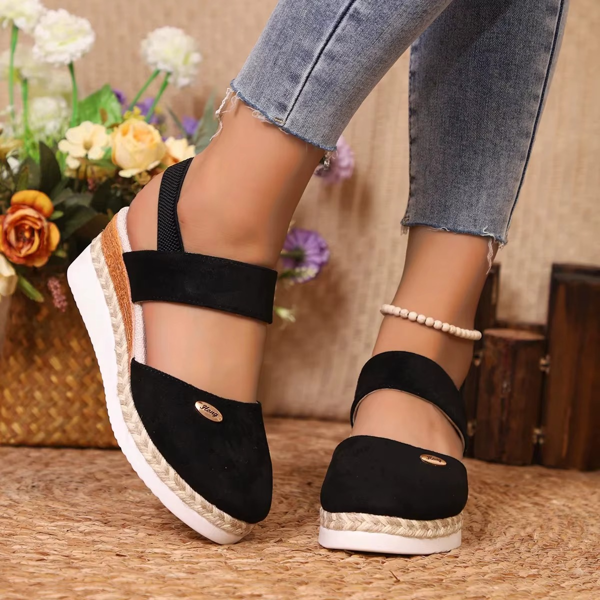 Azaleia – Women's Comfort Sandals - Black - 42