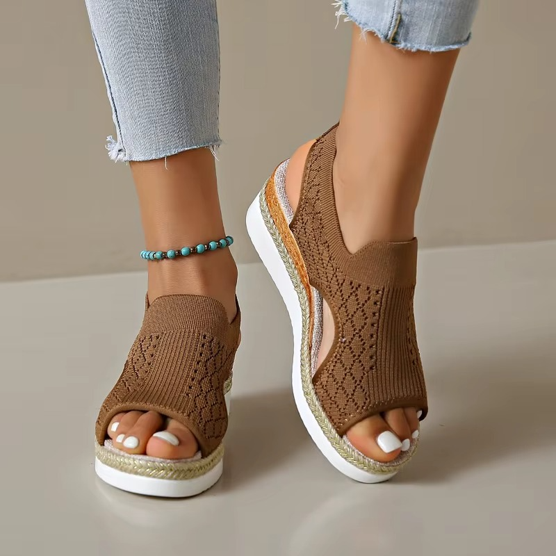 FlexBella – Women's Comfort Sandals - White - 38