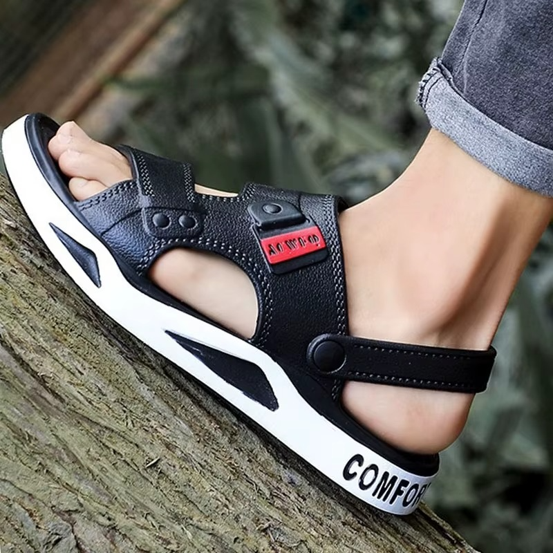 FlexOne – Women's Comfort Sandals - Black - 42