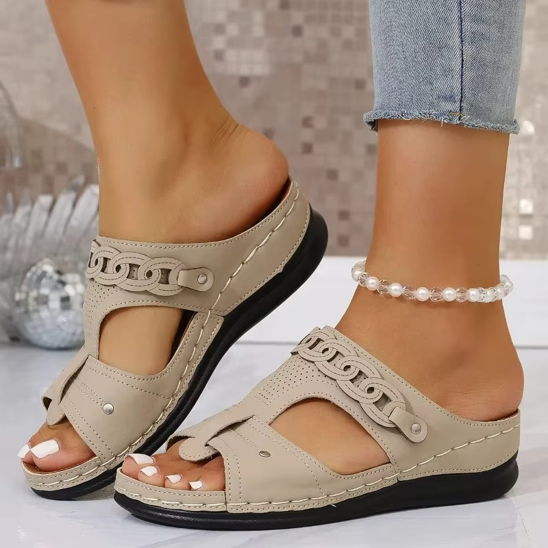 Samira – Women's Comfort Sandals - White - 38