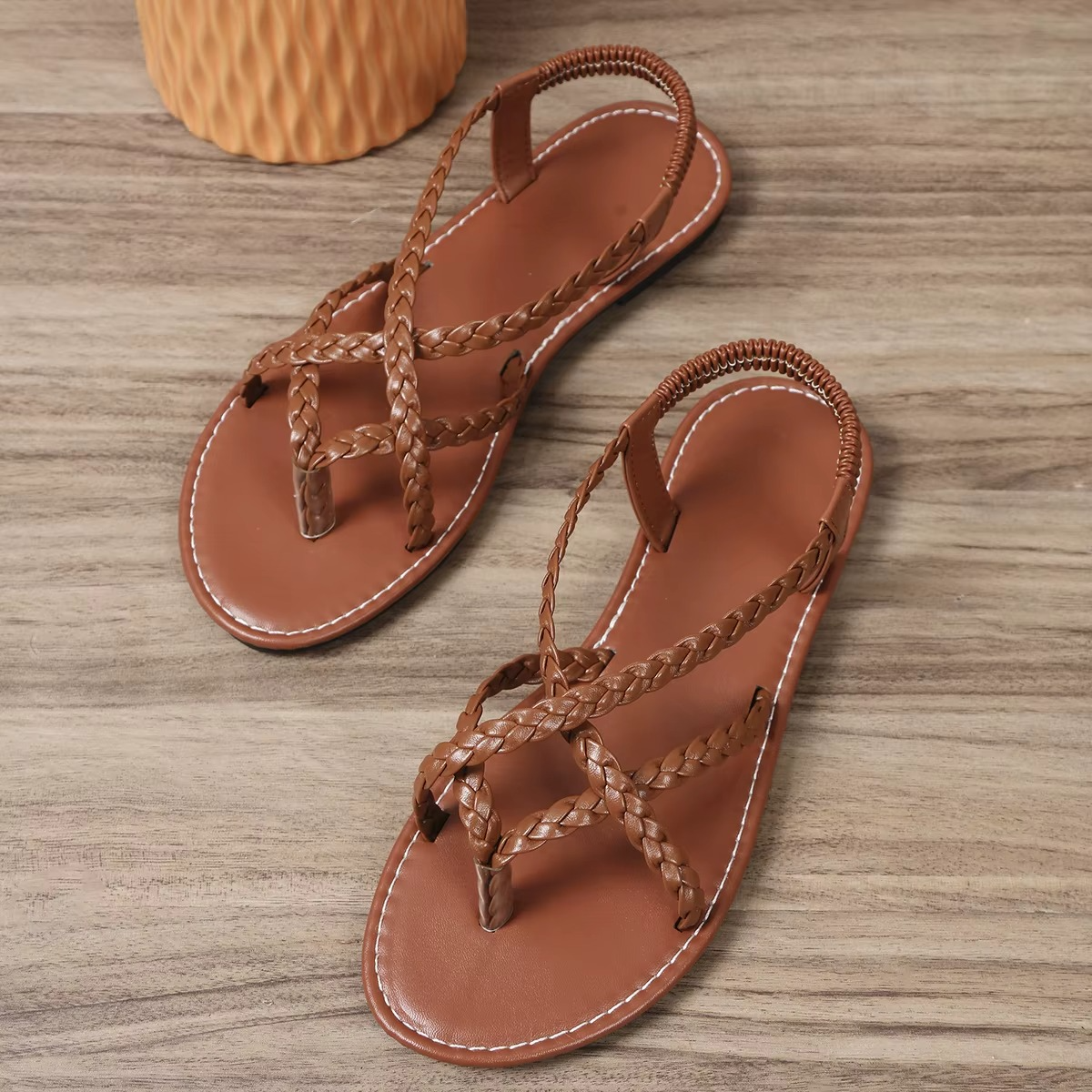 Valentina – Women's Comfort Sandals - Brown - 36