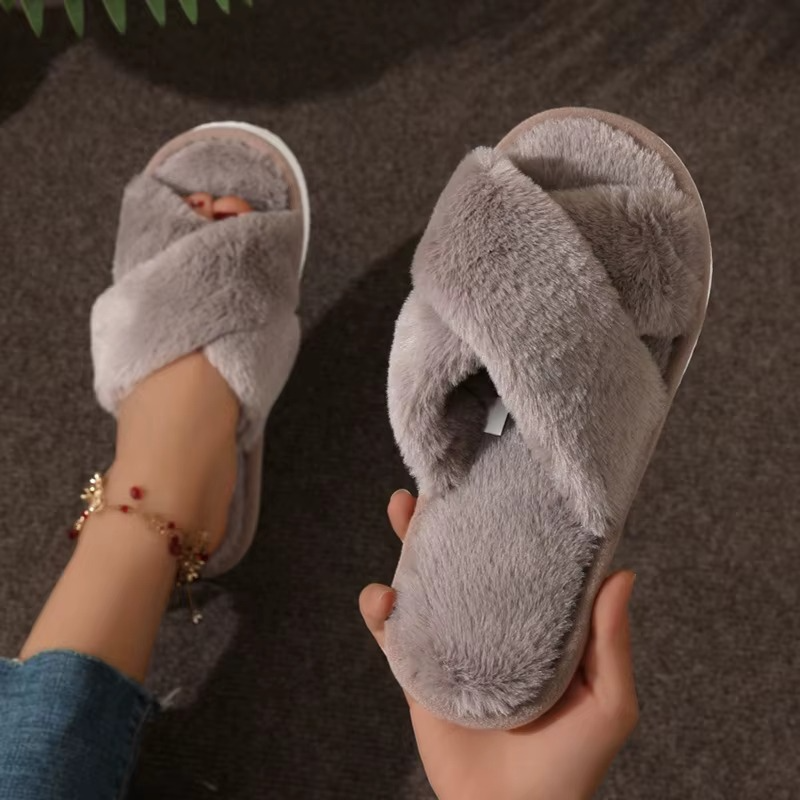 Veluna – Women's Comfort Slippers - Black - 35
