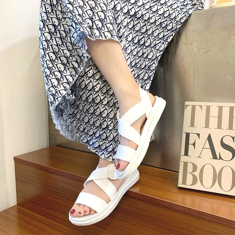 Lucy – Women's Comfort Sandals – Style 2 - White - 40
