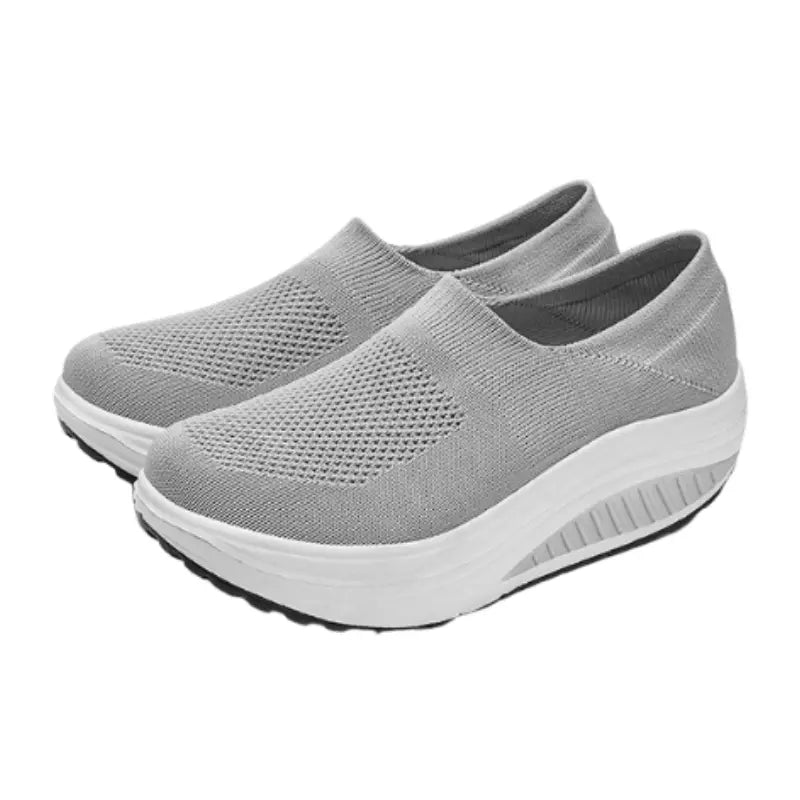 SoftFlex – Women's Comfort Trainers - Grey - 35