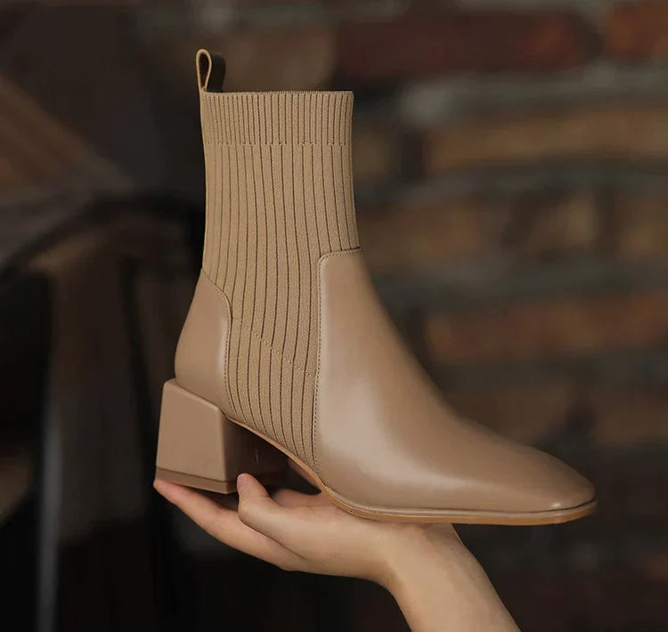 Monique – Women's Comfort Boots - Brown - 38