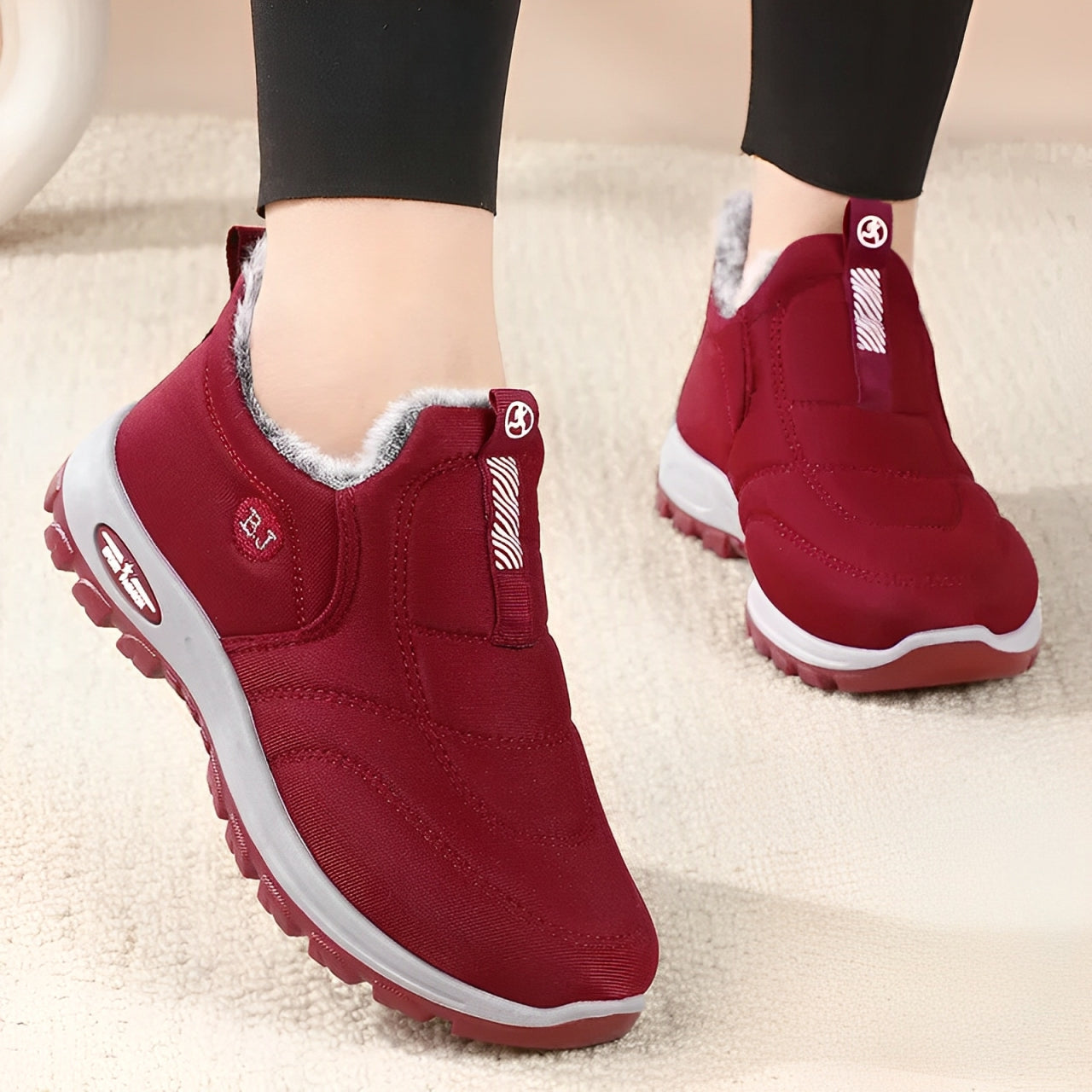 Nevinna – Women's Comfort Boots - Red - 38