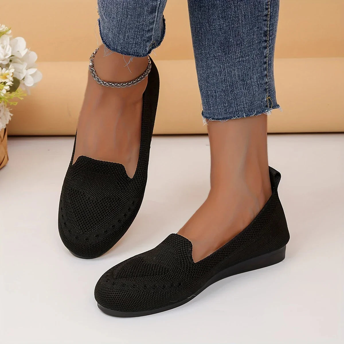 Velvet – Comfort Shoes - Beige - 42