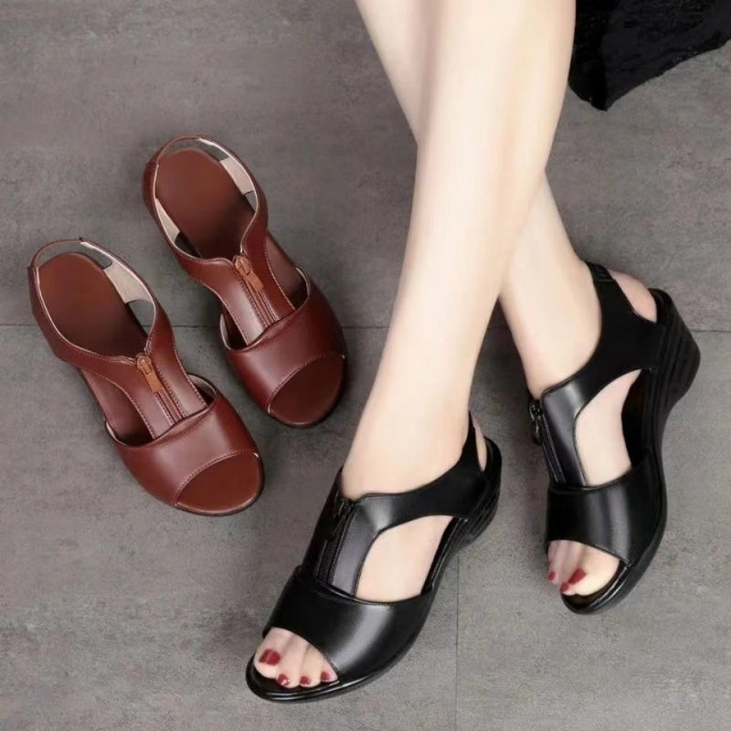 Diva – Women's Comfort Sandals - Brown - 36