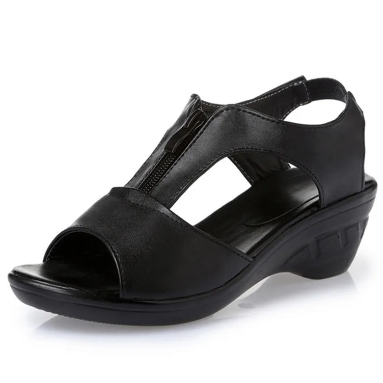 Diva – Women's Comfort Sandals - Black - 34