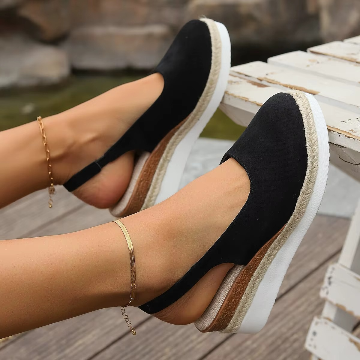 Mariam – Women's Comfort Sandals - Black - 41
