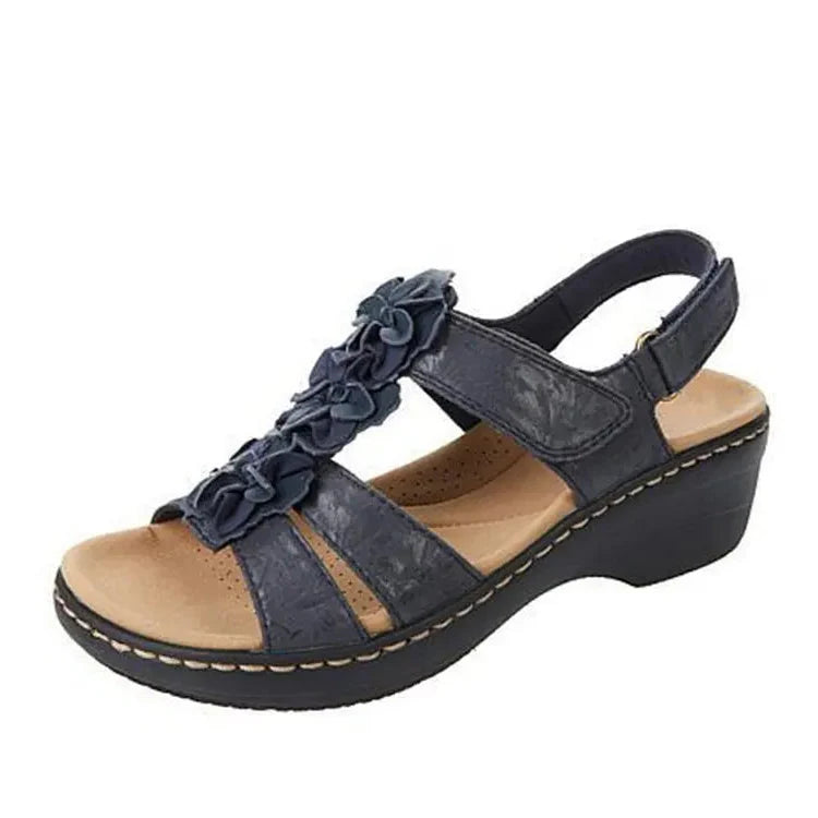 Fine Bloom – Women's Comfort Sandals - Black - 35